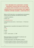WGU C808 OBJECTIVE ASSESSMENT AND PRE &NewLine;ASSESSMENT NEWEST 2026 TEST BANK&vert; C808 &NewLine;CLASSIFICATION SYSTEMS OA & PA EXAM WITH &NewLine;COMPLETE REAL EXAM QUESTIONS AND CORRECT &NewLine;VERIFIED ANSWERS&sol; ALREADY GRADED A&plus; &lpar;MOST RECENT&excl;&excl;&rpar; 
