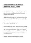 CUSECO 2026 EXAM REVIEW FULL&NewLine;QUESTIONS AND SOLUTIONS&NewLine;