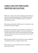 CUSECO 2026 TEST PAPER SOLVED&NewLine;QUESTIONS AND SOLUTIONS