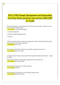 WGU C208 Change Management and Innovation Test Prep Study Questions and Answers 2026&sol;2027 &vert; A&plus; Grade Business Management&vert;WGU C208 Change Management & Innovation &ndash; Verified Test Prep &lpar;2026&sol;2027 A&plus; Grade&rpar;