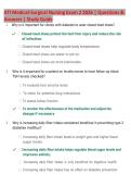ATI Medical-Surgical Nursing Exam 2 Review 2026 &vert; High-Yield Practice Questions&comma; Rationales & Study Guide