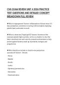 CVA EXAM REVIEW UNIT 4 2026 PRACTICE&NewLine;TEST QUESTIONS AND DETAILED CONCEPT&NewLine;BREAKDOWN FULL REVIEW
