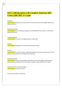 WGU C208 Questions with Complete Solutions 100&percnt; Correct 2026&sol;2027 &vert; A&plus; Grade Change Management and Innovation Study Guide