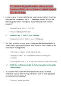 ATI Medical-Surgical Content Mastery Review 2026 &vert; High-Yield Practice Questions&comma; Rationales & Study Guide