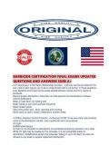 BARBICIDE CERTIFICATION FINAL EXAMS UPDATED QUESTIONS AND ANSWERS SURE