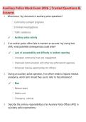 Auxiliary Police Exam Review 2026 &vert; High-Yield Practice Questions&comma; Rationales & Study Guide