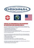 VIRTUAL ATI FUNDAMENTALS 2026 EXAMINERS SET QUESTIONS AND ANSWERS SURE