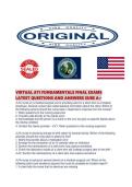 VIRTUAL ATI FUNDAMENTALS FINAL EXAMS LATEST QUESTIONS AND ANSWERS SURE