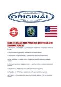 KNES 213 EXAMS TEST PAPER ALL QUESTIONS AND ANSWERS SURE 