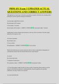 PHM 431 Exam 3 UPDATED ACTUAL &NewLine;QUESTIONS AND CORRECT ANSWERS