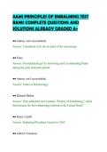 AAMI PRINCIPLES OF EMBALMING TEST &NewLine;BANK COMPLETE QUESTIONS AND &NewLine;SOLUTIONS ALREADY GRADED A&plus; 