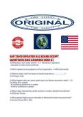 SAP TS410 UPDATED ALL EXAMS SCRIPT QUESTIONS AND ANSWERS SURE A&period;pdf