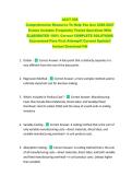 ACCT 526 &NewLine;Comprehensive Resource To Help You Ace 2026-2027 &NewLine;Exams Includes Frequently Tested Questions With &NewLine;ELABORATED 100&percnt; Correct COMPLETE SOLUTIONS &NewLine;Guaranteed Pass First Attempt&excl;&excl; Current Update&excl;&excl; &NewLine;Instant Download Pdf 