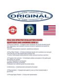 POLS 206 UPDATED EVALUATION EXAMS QUESTIONS AND ANSWERS SURE