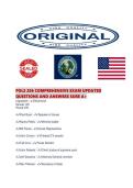 POLS 206 COMPREHENSIVE EXAM UPDATED QUESTIONS AND ANSWERS SURE A