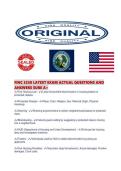 FINC 3250 LATEST EXAM ACTUAL QUESTIONS AND ANSWERS SURE 