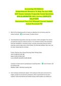 Accounting 526 Midterm  &NewLine;Comprehensive Resource To Help You Ace 2026&NewLine;2027 Exams Includes Frequently Tested Questions &NewLine;With ELABORATED 100&percnt; Correct COMPLETE &NewLine;SOLUTIONS &NewLine;Guaranteed Pass First Attempt&excl;&excl; Current Update&excl;&excl; &NewLine;Instant Download Pdf