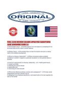 FINC 3250 REVIEW EXAMS UPDATED QUESTIONS AND ANSWERS SURE 