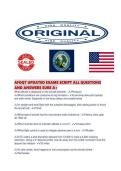 AFOQT UPDATED EXAMS SCRIPT ALL QUESTIONS AND ANSWERS SURE