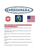 POLS 2026 FINAL ALL EXAM UPDATED QUESTIONS AND ANSWERS SURE 