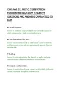 CWI AWS D1&period;1 PART C CERTIFICATION&NewLine;EVALUATION EXAMS 2026 COMPLETE&NewLine;QUESTIONS AND ANSWERS GUARANTEED TO&NewLine;PASS&NewLine;