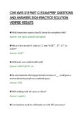 CWI AWS D1&period;1 PART C EXAM PREP QUESTIONS&NewLine;AND ANSWERS 2026 PRACTICE SOLUTION&NewLine;VERIFIED RESULTS
