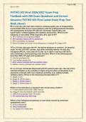 PATHO 502 Final 2026&sol;2027 Exam Prep &NewLine;TestBank with 200 Exam Questions and Correct &NewLine;Answers&sol; PATHO 502 Final Latest Exam Prep Test Bank &lpar;New&excl;&rpar; &NewLine;