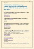 PATHO 502 Final 2026&sol;2027 Exam Prep &NewLine;TestBank with 200 Exam Questions and Correct &NewLine;Answers&sol; PATHO 502 Final Latest Exam Prep Test Bank &lpar;New&excl;&rpar; &NewLine;