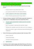 NYS EMT Practice Test 2026 &vert; Latest Update &vert; Questions & &NewLine;Answers &vert; Exam Prep PDF &vert; Graded A&plus;