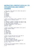 INSTRUCTOR 1 PRETEST IFSTA CH 1 TO CH9 QUESTIONS AND CORRECT ANSWERS
