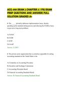 ACG 4101 EXAM 2 CHAPTER 5 7 FIU EXAM&NewLine;PREP QUESTIONS AND ANSWERS FULL&NewLine;SOLUTION GRADED A&plus;