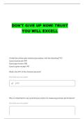 SIX SIGMA METRICS QUESTIONS WITH COMPLETE ANSWERS