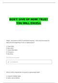 SIX SIGMA EXAM QUESTIONS WITH COMPLETE ANSWERS