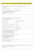 MA 305 Final Exam ACTUAL UPDATED QUESTIONS AND CORRECT ANSWERS 
