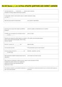 MA 305 Weeks 1&comma; 2&comma; & 3 ACTUAL UPDATED QUESTIONS AND CORRECT ANSWERS 