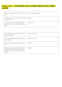 Practice Exam 1 &lpar;CMA REVIEW&rpar; ACTUAL UPDATED QUESTIONS AND CORRECT &NewLine;ANSWERS