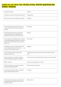 medical law and ethics final &lpar;MA 305&rpar; ACTUAL UPDATED QUESTIONS AND &NewLine;CORRECT ANSWERS 