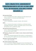 D291 OBJECTIVE ASSESSMENT&NewLine;COMPREHENSIVE STUDY GUIDE 2026&NewLine;FULL QUESTIONS AND SOLUTIONS&NewLine;GRADED A&plus;