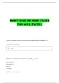 IDIS 343 EXAM 2 REVIEW QUESTIONS WITH COMPLETE ANSWERS