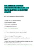 D291 OBJECTIVE ASSESSMENT&NewLine;COMPREHENSIVE STUDY GUIDE 2026&NewLine;SOLVED QUESTIONS AND CORRECT&NewLine;ANSWERS&NewLine;