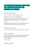 D291 OBJECTIVE ASSESSMENT EXAM SCRIPT&NewLine;2026 COMPLETE QUESTIONS AND&NewLine;ANSWERS 100&percnt; CORREC