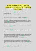 HLTH 383 Final Exam UPDATED &NewLine;ACTUAL QUESTIONS AND CORRECT &NewLine;ANSWERS
