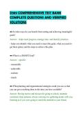 D389 COMPREHENSIVE TEST BANK&NewLine;COMPLETE QUESTIONS AND VERIFIED&NewLine;SOLUTIONS