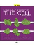 Complete Test Bank For Molecular&NewLine;Biology Of The Cell&NewLine;7th Edition Bruce&NewLine;Alberts 2026 Exam&NewLine;Guide