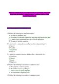 PORTAGE-LEARNING-MATH-110&colon; INTRODUCTION TO STATISTICS &vert; REAL EXAM QUESTIONS AND CORRECT ANSWERS NEWEST VERSION 2026&sol;2027 &lpar;PASS GUARANTEE&rpar; GRADED A&plus;&NewLine;&NewLine;
