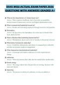 D545 WGU ACTUAL EXAM PAPER 2026&NewLine;QUESTIONS WITH ANSWERS GRADED A&plus;