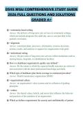 D545 WGU COMPREHENSIVE STUDY GUIDE&NewLine;2026 FULL QUESTIONS AND SOLUTIONS&NewLine;GRADED A&plus;&NewLine;