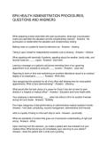 BPA HEALTH ADMINISTRATION PROCEDURES&semi; QUESTIONS AND ANSWERS