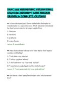 DANC 2325 HESI NURSING VERSION FINAL&NewLine;EXAM 2026 QUESTIONS WITH ANSWERS&NewLine;GRADED A&plus; COMPLETE SOLUTIONS