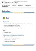 PSC 101 MODULE 8 &vert; KNOWLEDGE CHECK &vert; INTRODUCTION TO AMERICAN POLITICS WITH COMPLETE SOLUTIONS &vert; ARIZONA COLLEGE